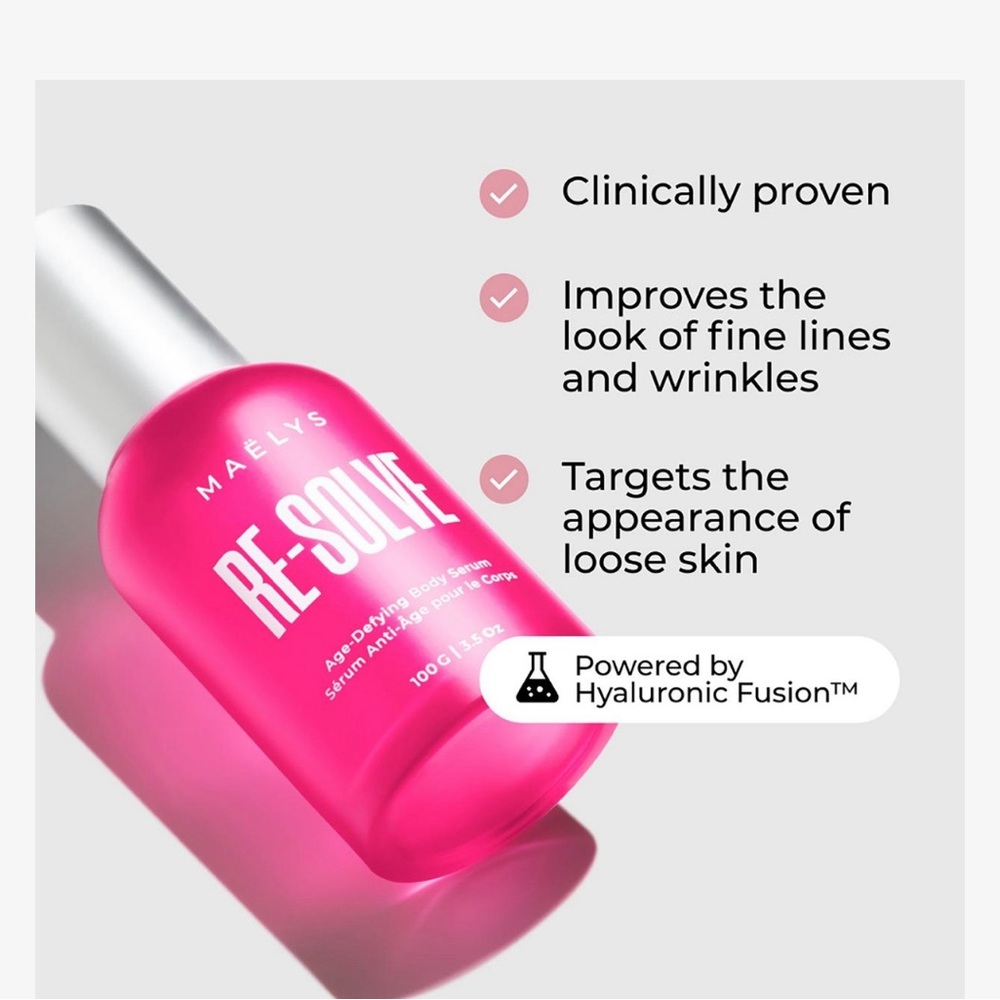 MAËLYS Cosmetics
RE-SOLVE Age-Defying
Body Serum, New - Picture 2 of 13